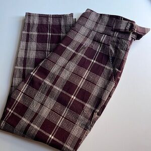 *Made in Canada* COKLUCH - PANTALON MISTRAL CARREAUX Aubergine - L